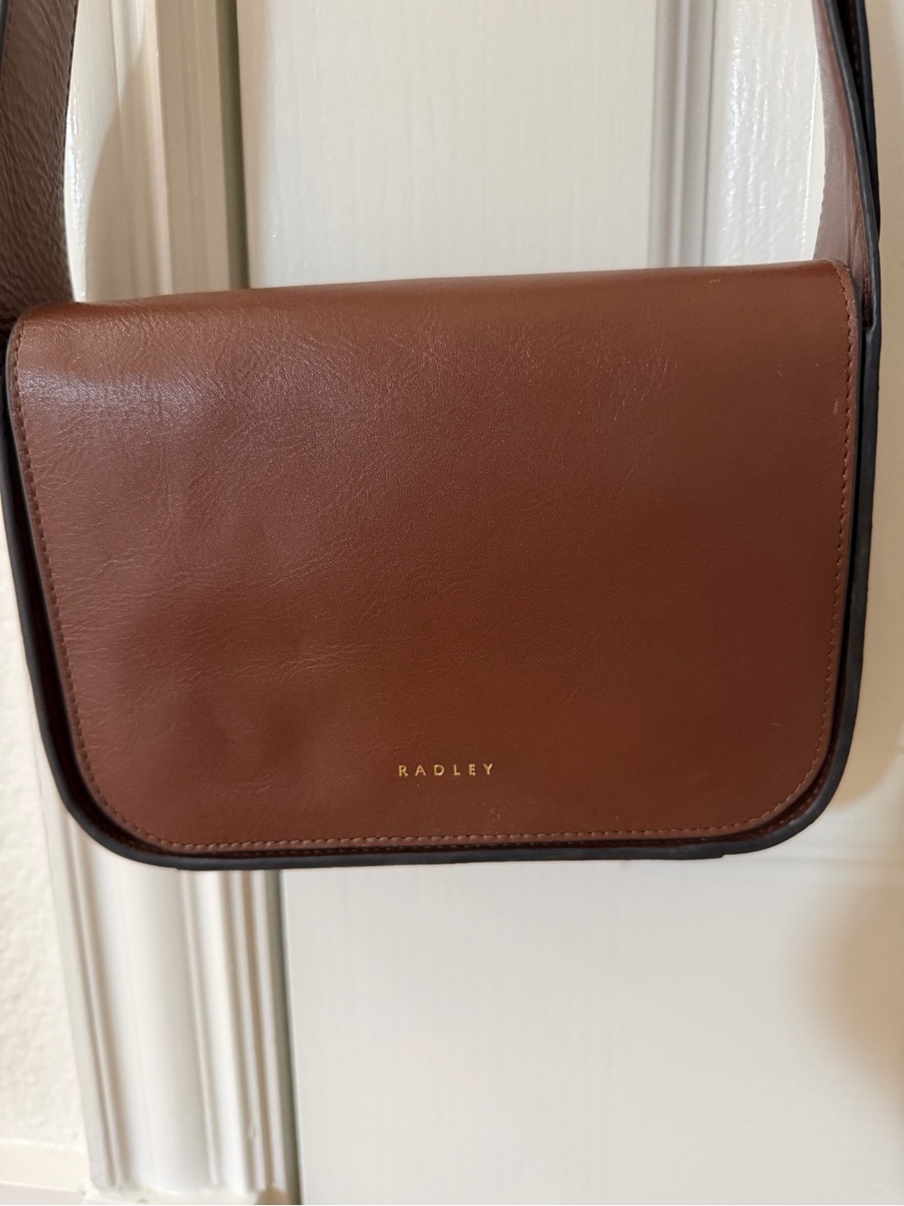 RADLEY LONDON Chestnut Brown Leather Crossbody Bag